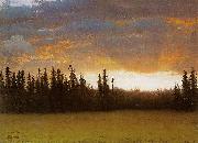Albert Bierstadt, California Sunset